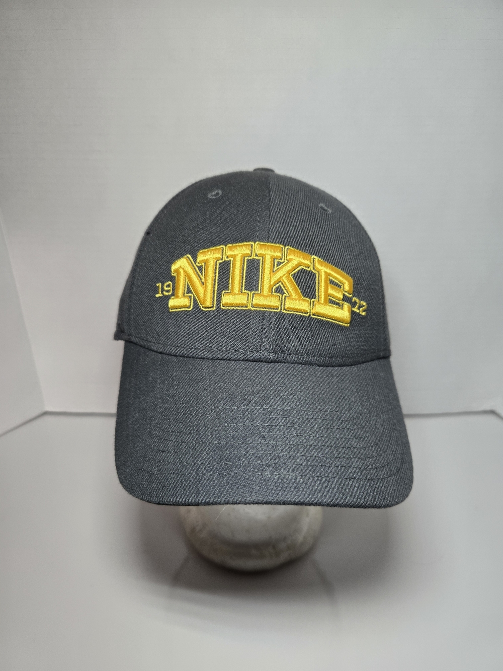 Nike Legacy Charcoal Cap with Yellow Embroidered NIKE